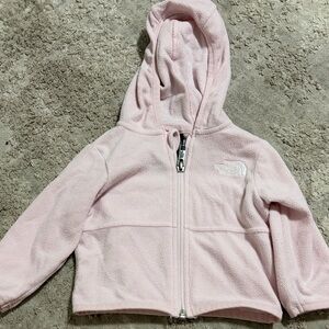 The North Face Kids Light Pink Fleece Hoodie
